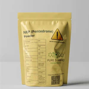 NEP (Pentedrone) Powder — powder Referenzmaterial in Laborverpackung
